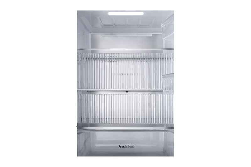 LG InstaView™ alulfagyasztós hűtőszekrény, DoorCooling⁺™ és ThinQ™ technológia, 349L kapacitás, GBG7190CEV