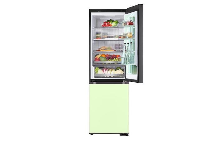 LG InstaView™ MoodUP™ Alulfagyasztós hűtőszekrény, ThinQ™ technológia, 352L kapacitás, GBG719MDNN