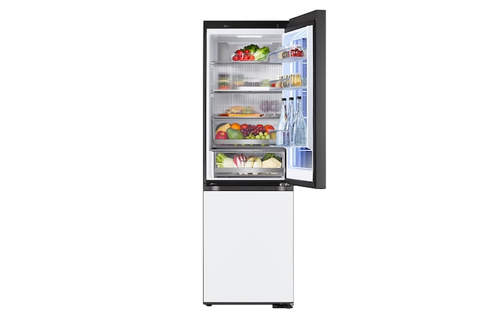 LG InstaView™ MoodUP™ Alulfagyasztós hűtőszekrény, ThinQ™ technológia, 352L kapacitás, GBG719MDNN