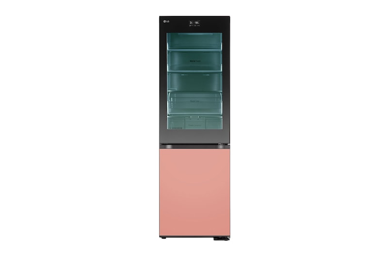 LG InstaView™ MoodUP™ Alulfagyasztós hűtőszekrény, ThinQ™ technológia, 352L kapacitás, GBG719MDNN
