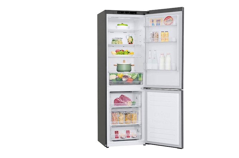 LG Alulfagyasztós hűtőszekrény, DoorCooling⁺™ technológia, 341L kapacitás, GBP61DSPGN