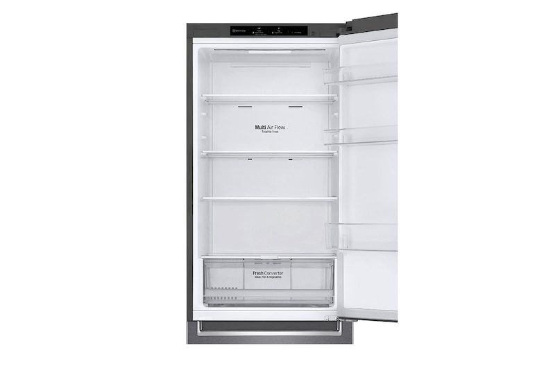 LG Alulfagyasztós hűtőszekrény, DoorCooling⁺™ technológia, 341L kapacitás, GBP61DSPGN
