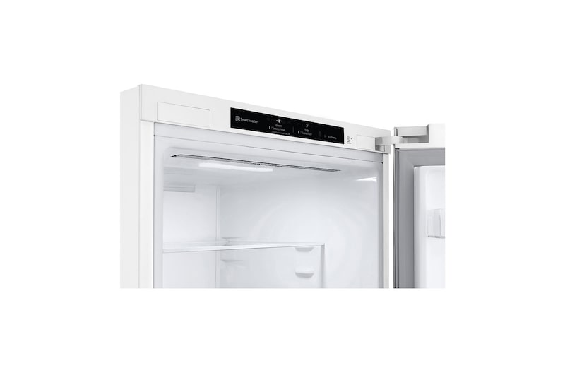 LG Alulfagyasztós hűtőszekrény, DoorCooling<sup>+</sup>™ technológia, 341L kapacitás, GBP61SWPGN