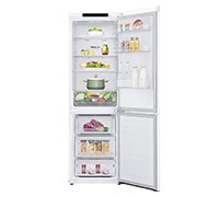 LG Alulfagyasztós hűtőszekrény, DoorCooling<sup>+</sup>™ technológia, 341L kapacitás, GBP61SWPGN