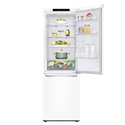 LG Alulfagyasztós hűtőszekrény, DoorCooling<sup>+</sup>™ technológia, 341L kapacitás, GBP61SWPGN