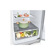 LG Alulfagyasztós hűtőszekrény, DoorCooling<sup>+</sup>™ technológia, 341L kapacitás, GBP61SWPGN