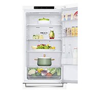 LG Alulfagyasztós hűtőszekrény, DoorCooling<sup>+</sup>™ technológia, 341L kapacitás, GBP61SWPGN
