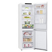 LG Alulfagyasztós hűtőszekrény, DoorCooling<sup>+</sup>™ technológia, 341L kapacitás, GBP61SWPGN