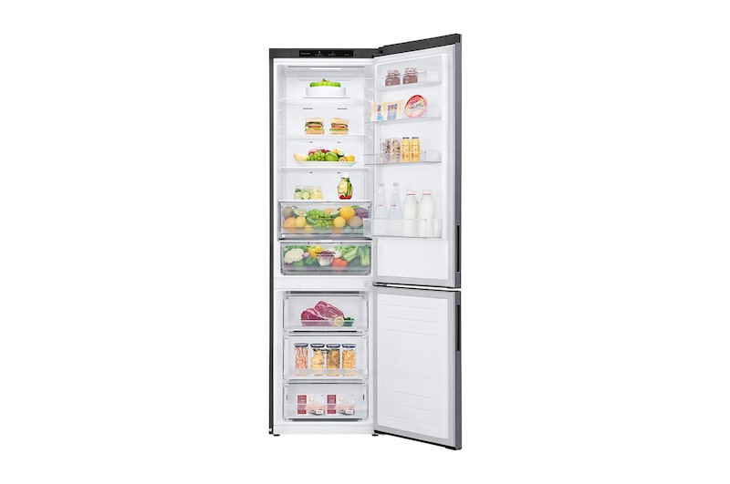 LG Alulfagyasztós hűtőszekrény, DoorCooling<sup>+</sup>™ technológia, 384L kapacitás, GBP62DSNCC1