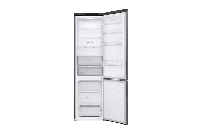 LG Alulfagyasztós hűtőszekrény, DoorCooling<sup>+</sup>™ technológia, 384L kapacitás, GBP62DSNCC1