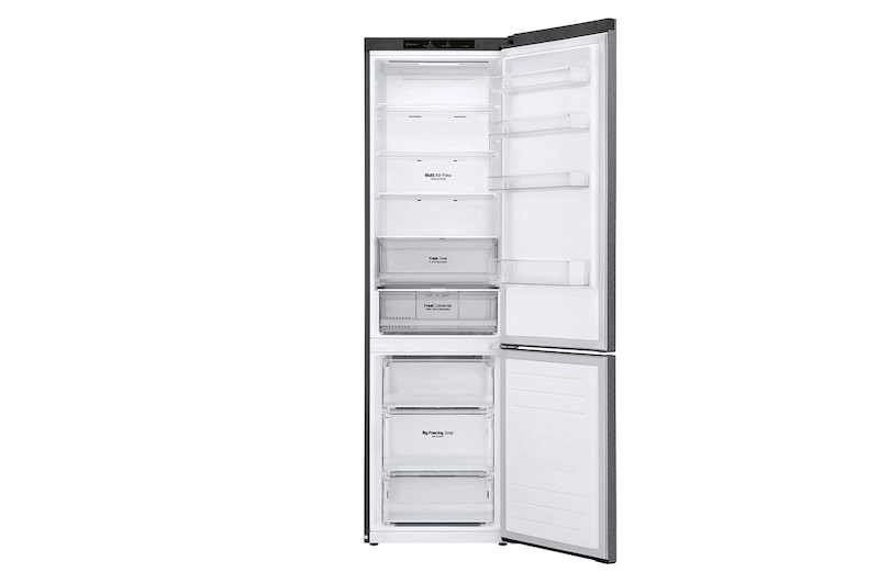 LG Alulfagyasztós hűtőszekrény, DoorCooling<sup>+</sup>™ technológia, 384L kapacitás, GBP62DSNCN1