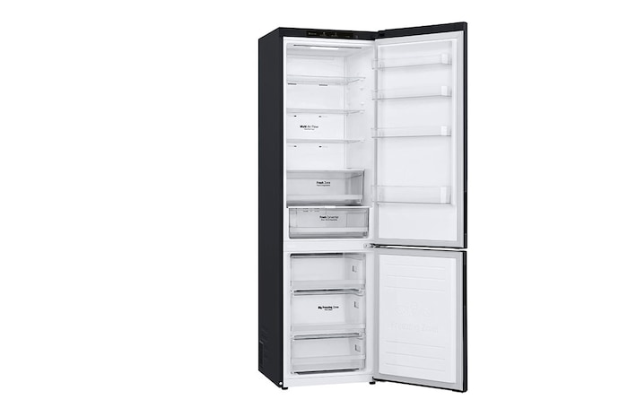 LG Alulfagyasztós hűtőszekrény, DoorCooling+<sup>™</sup>technológia, 384L kapacitás, GBP62MCNAC