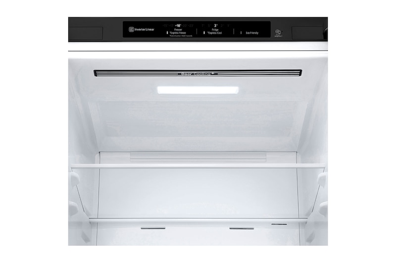 LG Alulfagyasztós hűtőszekrény, DoorCooling+<sup>™</sup>technológia, 384L kapacitás, GBP62MCNAC