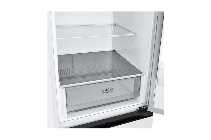 LG Alulfagyasztós hűtőszekrény, DoorCooling⁺™ technológia, 344L kapacitás, GBV21L0ESW