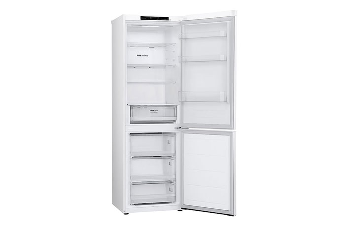 LG Alulfagyasztós hűtőszekrény, DoorCooling⁺™ technológia, 344L kapacitás, GBV21L0ESW