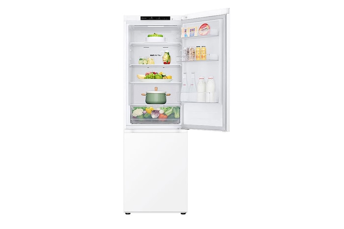 LG Alulfagyasztós hűtőszekrény, DoorCooling⁺™ technológia, 344L kapacitás, GBV21L0ESW
