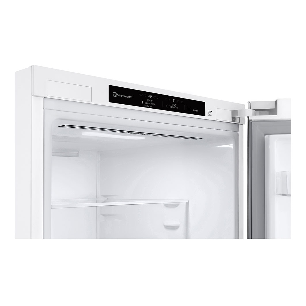 LG Alulfagyasztós hűtőszekrény, DoorCooling⁺™ technológia, 344L kapacitás, GBV21L0ESW