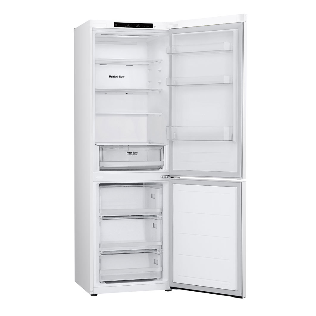 LG Alulfagyasztós hűtőszekrény, DoorCooling⁺™ technológia, 344L kapacitás, GBV21L0ESW