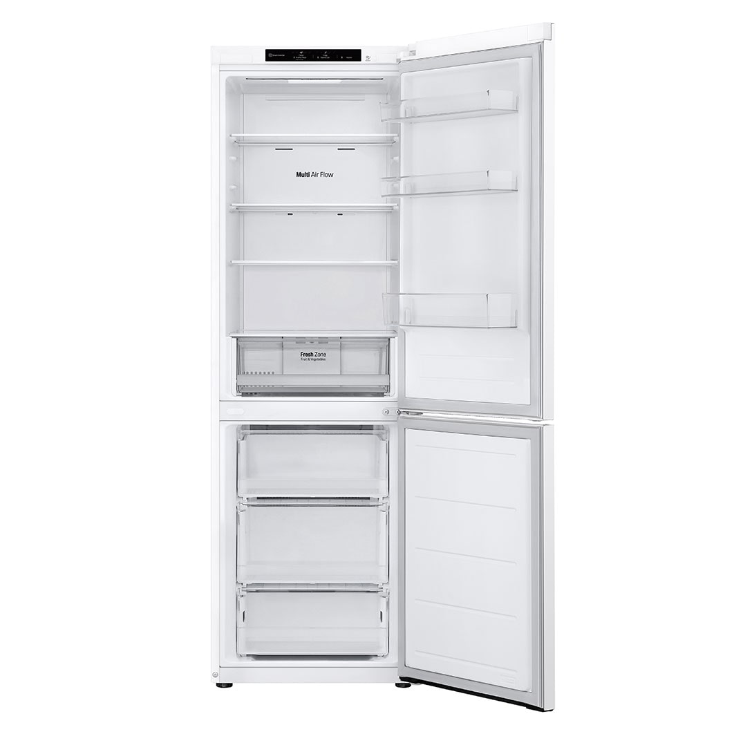 LG Alulfagyasztós hűtőszekrény, DoorCooling⁺™ technológia, 344L kapacitás, GBV21L0ESW