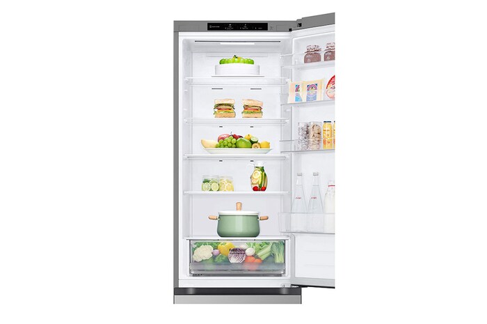 LG Alulfagyasztós hűtőszekrény, DoorCooling⁺™ technológia, 387L kapacitás, GBV22L0EPY