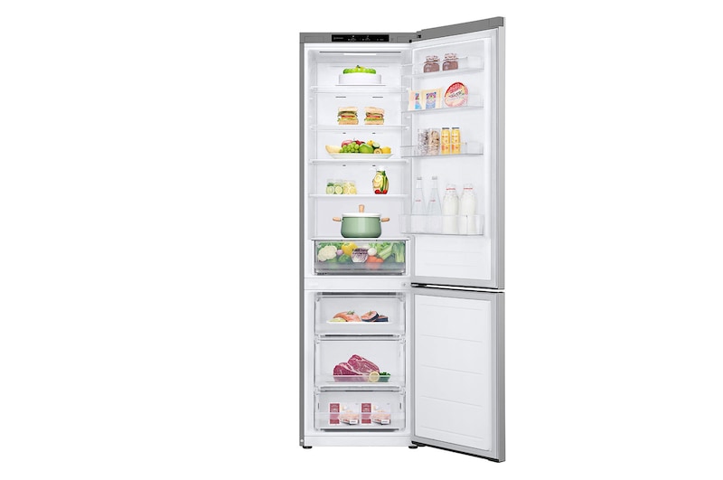 LG Alulfagyasztós hűtőszekrény, DoorCooling⁺™ technológia, 387L kapacitás, GBV22L0EPY