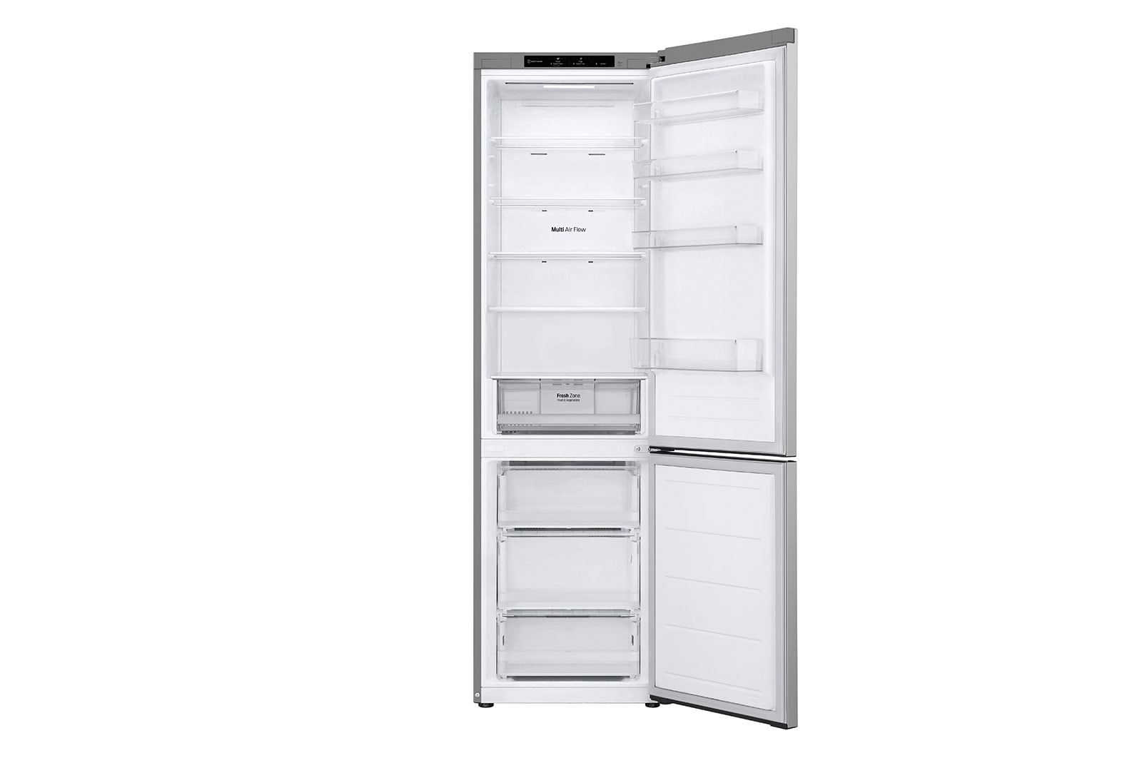 LG Alulfagyasztós hűtőszekrény, DoorCooling⁺™ technológia, 387L kapacitás, GBV22L0EPY