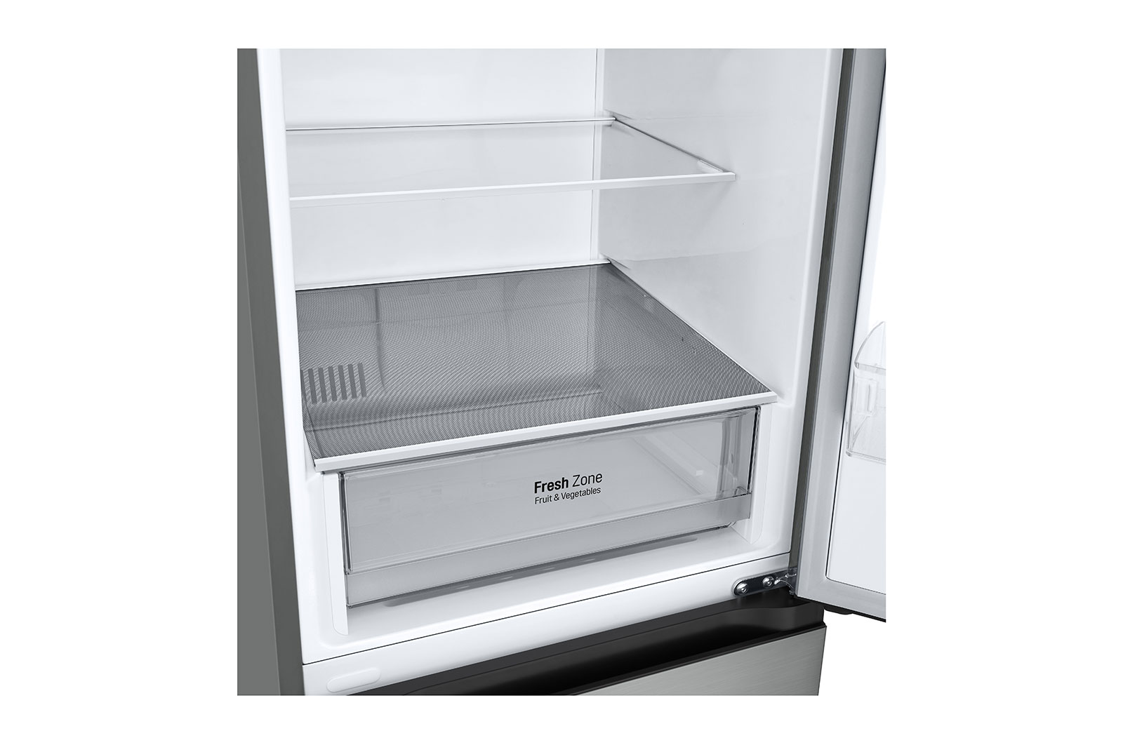 LG Alulfagyasztós hűtőszekrény, DoorCooling⁺™ technológia, 387L kapacitás, GBV22L0EPY