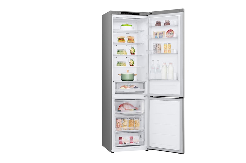 LG Alulfagyasztós hűtőszekrény, DoorCooling⁺™ technológia, 387L kapacitás, GBV22L0EPY