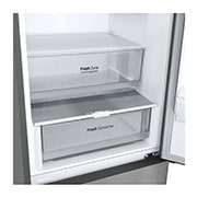 LG Alulfagyasztós hűtőszekrény, DoorCooling⁺™ technológia, 387L kapacitás, GBV22NCCPY