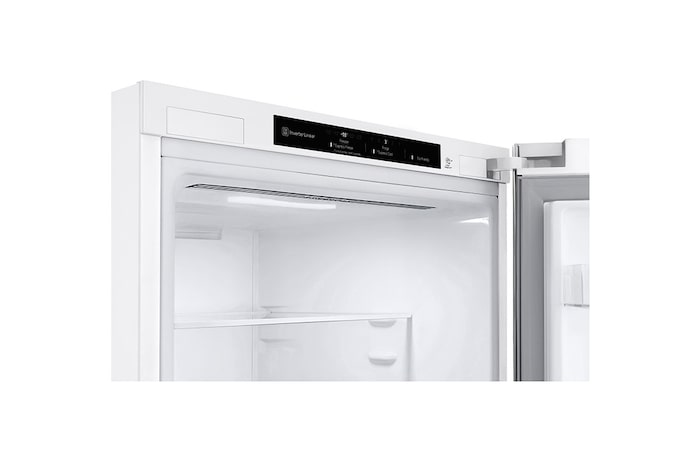 LG Alulfagyasztós hűtőszekrény, DoorCooling⁺™ technológia, 387L kapacitás, GBV22NCCSW