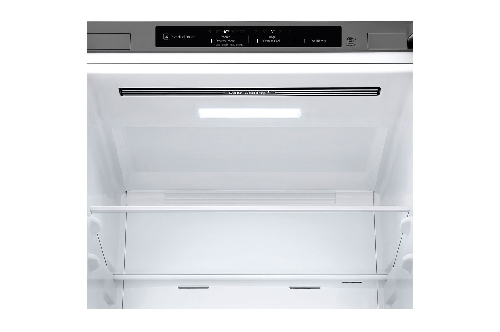 LG Alulfagyasztós hűtőszekrény, DoorCooling<sup>+</sup>™ technológia, 344L kapacitás, GBV3100CPY