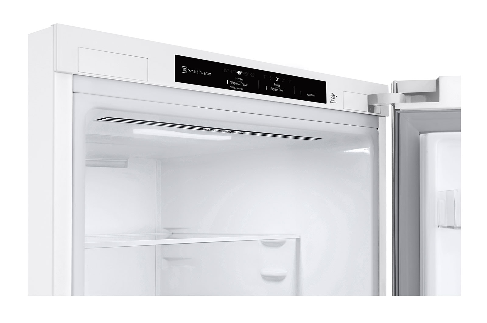 LG Alulfagyasztós hűtőszekrény, DoorCooling+™ technológia, 344L kapacitás, GBV3100DSW