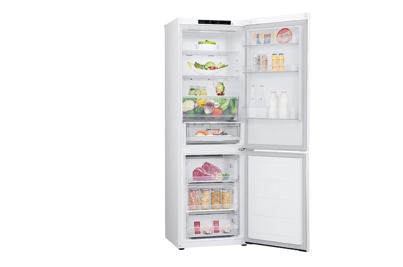 GBV3100DSW enyhén elforgatva nyitott ajtókkal