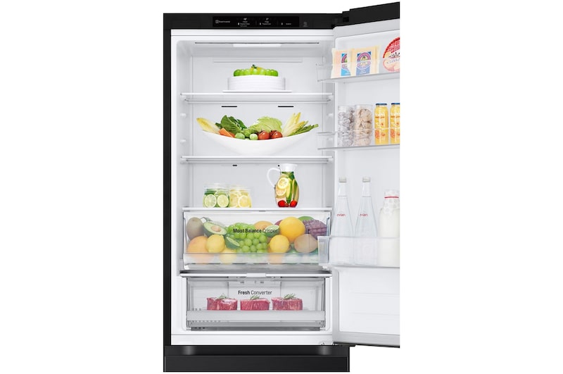 LG Alulfagyasztós hűtőszekrény, DoorCooling⁺™ technológia, 344L kapacitás, GBV3100EEP