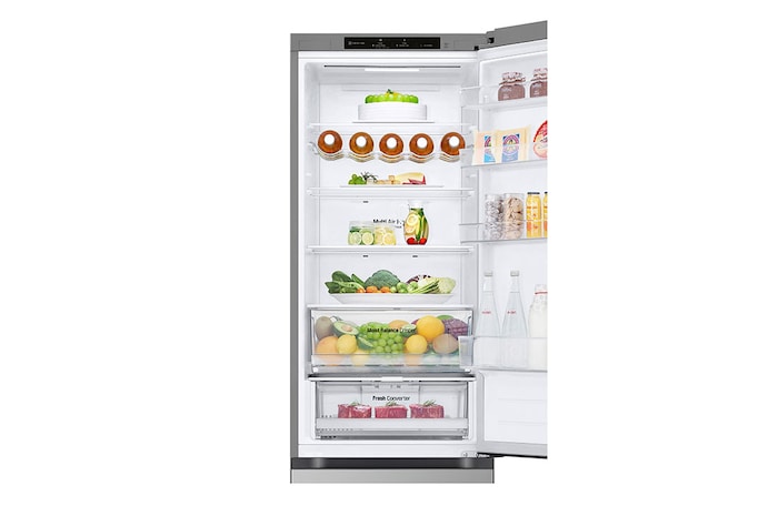 LG Alulfagyasztós hűtőszekrény, DoorCooling+™ technológia, 387L kapacitás, GBV3200DPY