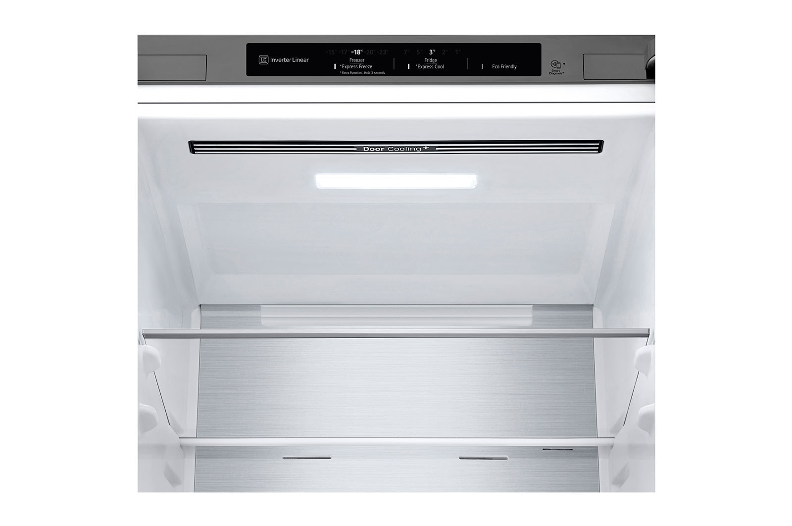 LG Alulfagyasztós hűtőszekrény, DoorCooling⁺™ technológia, 344L kapacitás, GBV7180DPY