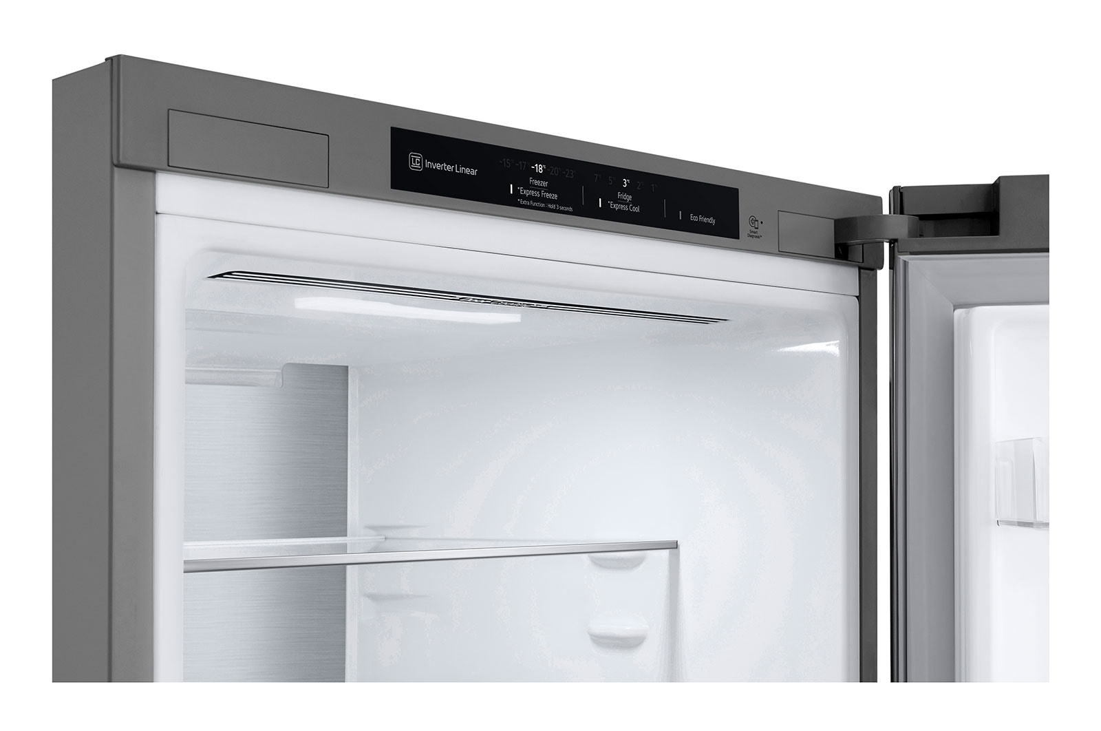 LG Alulfagyasztós hűtőszekrény, DoorCooling⁺™ technológia, 344L kapacitás, GBV7180DPY