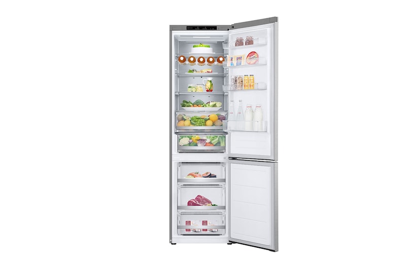 LG Alulfagyasztós hűtőszekrény, DoorCooling<sup>+</sup>™ technológia, 387L kapacitás, GBV7280AMB