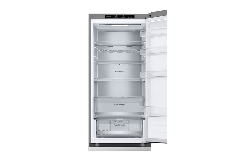 LG Alulfagyasztós hűtőszekrény, DoorCooling<sup>+</sup>™ technológia, 387L kapacitás, GBV7280AMB