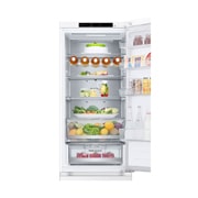 LG Alulfagyasztós hűtőszekrény, DoorCooling+™ technológia, 387L kapacitás, GBV7280CSW
