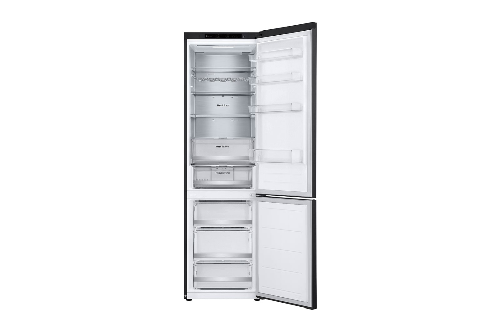 LG Alulfagyasztós hűtőszekrény, DoorCooling+™ technológia, 387L kapacitás, GBV7280DEV