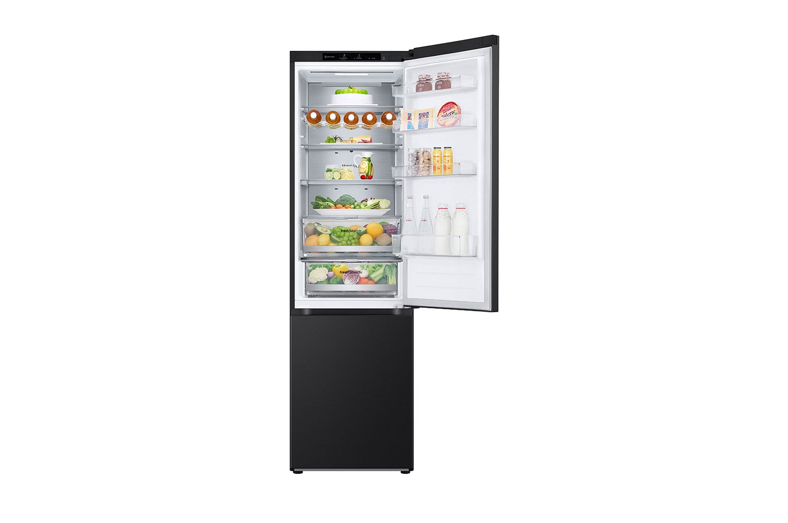 LG Alulfagyasztós hűtőszekrény, DoorCooling+™ technológia, 387L kapacitás, GBV7280DEV