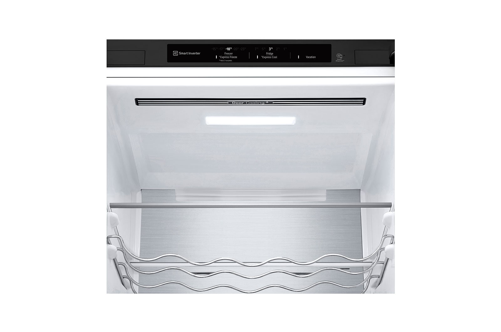 LG Alulfagyasztós hűtőszekrény, DoorCooling+™ technológia, 387L kapacitás, GBV7280DEV