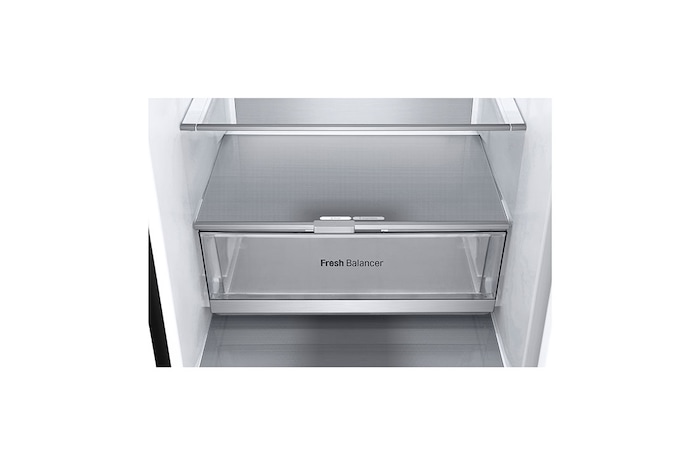 LG Alulfagyasztós hűtőszekrény, DoorCooling+™ technológia, 387L kapacitás, GBV7280DEV