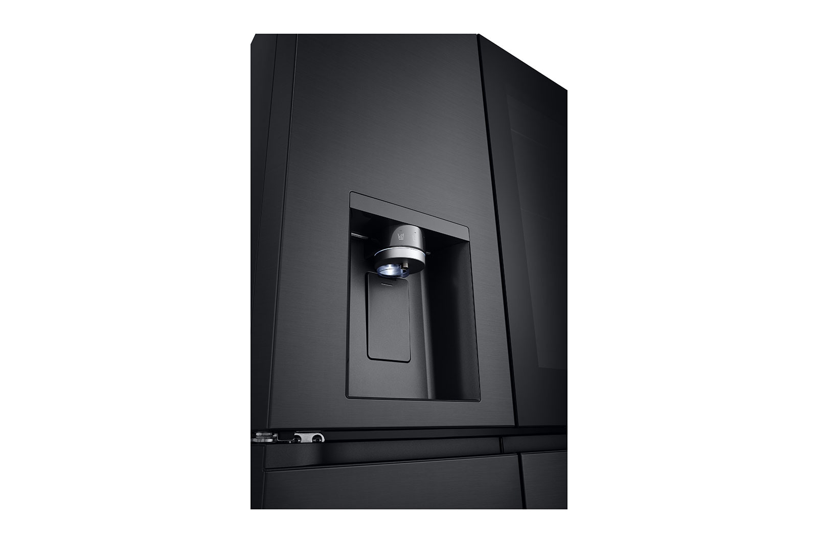 LG InstaView™ Négyajtós hűtőszekrény DoorCooling⁺™, Craft Ice™ és ThinQ™ technológia, 638L kapacitás, GMG960EVEE