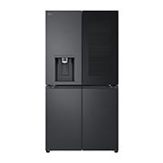 LG InstaView™ Négyajtós hűtőszekrény DoorCooling⁺™, Craft Ice™ és ThinQ™ technológia, 638L kapacitás, GMG960EVEE