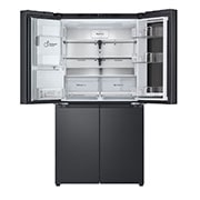 LG InstaView™ Négyajtós hűtőszekrény DoorCooling⁺™, Craft Ice™ és ThinQ™ technológia, 638L kapacitás, GMG960EVEE