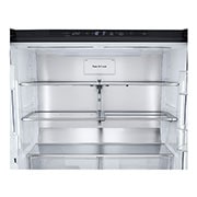LG InstaView™ Négyajtós hűtőszekrény DoorCooling⁺™, Craft Ice™ és ThinQ™ technológia, 638L kapacitás, GMG960EVEE