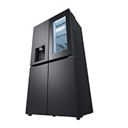 LG InstaView™ Négyajtós hűtőszekrény DoorCooling⁺™, Craft Ice™ és ThinQ™ technológia, 638L kapacitás, GMG960EVEE