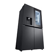 LG InstaView™ Négyajtós hűtőszekrény DoorCooling⁺™, Craft Ice™ és ThinQ™ technológia, 638L kapacitás, GMG960EVEE